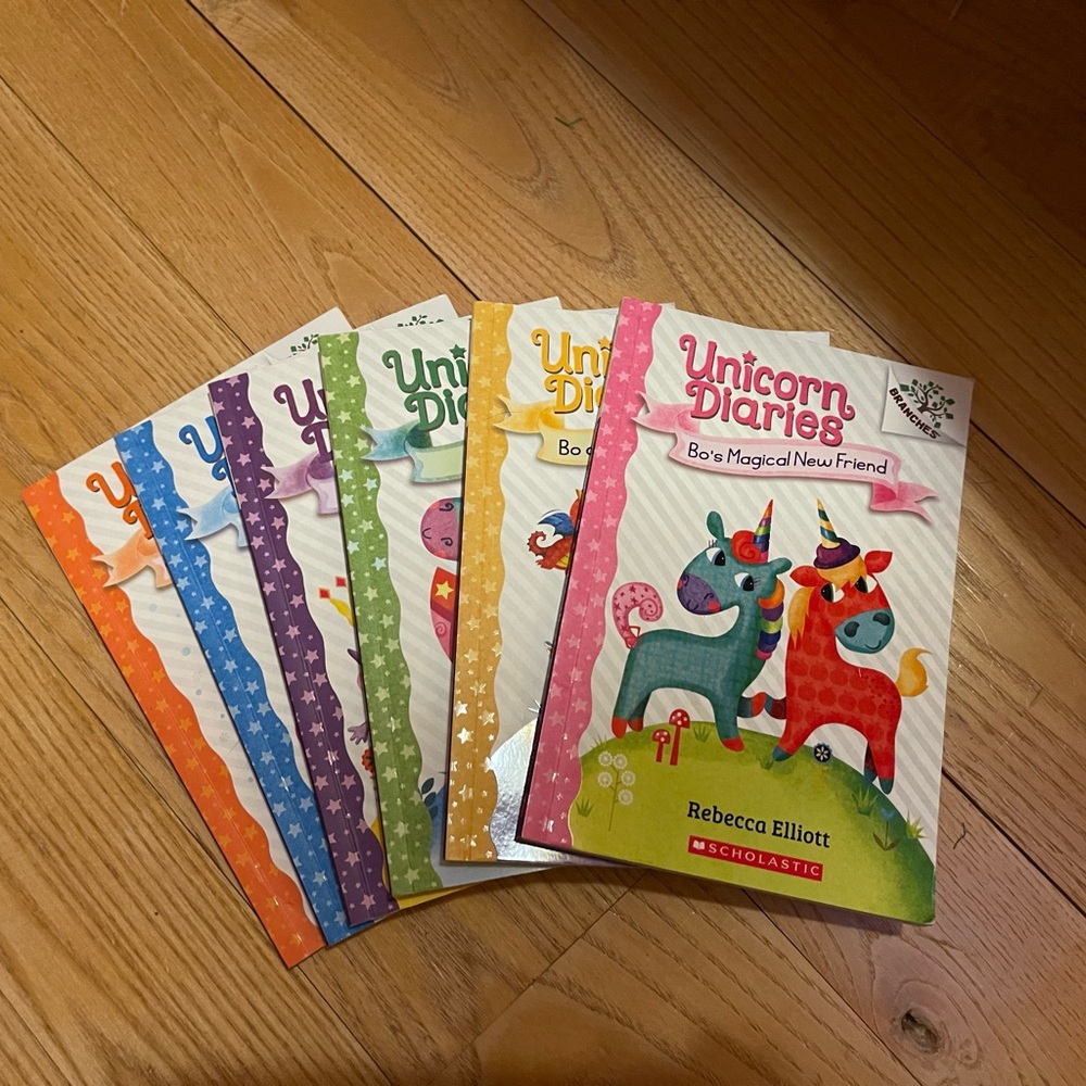 Scholastic Unicorn Diaries Colorful Book Collection